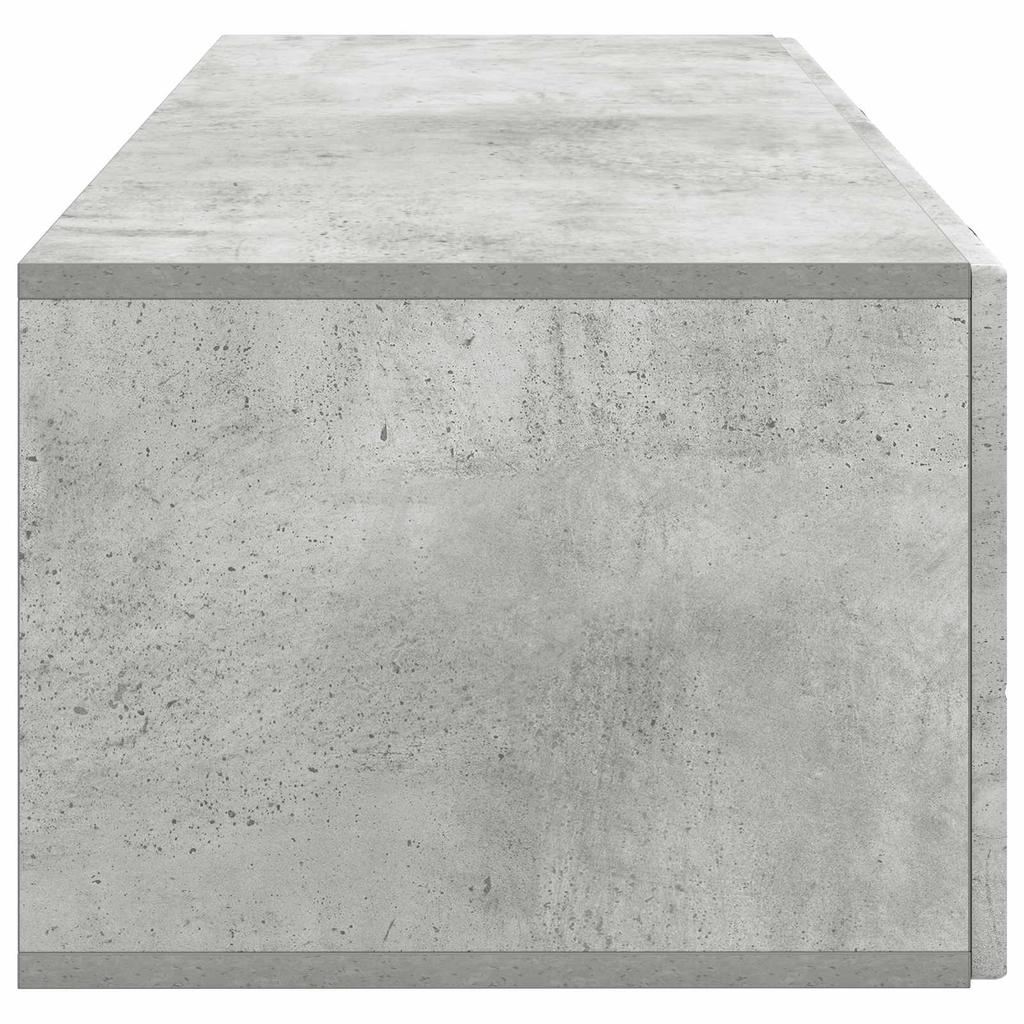 Wall Mounted TV Cabinet Concrete Grey 98 x 41 x 30 cm