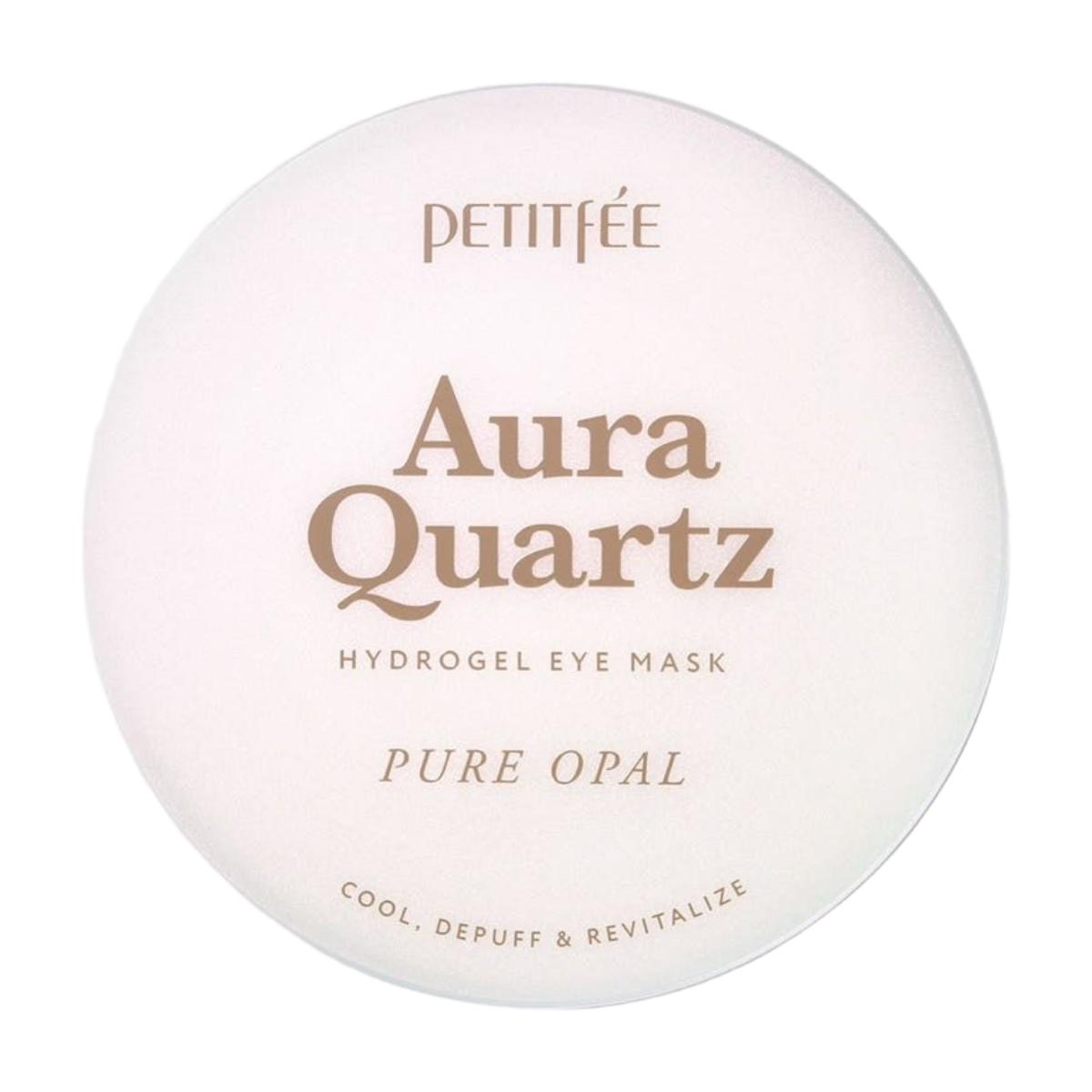 

Petitfee Aura Quartz Hydrogel Eye Patch (Pure Opal): Multi-Glow & Hydrating (80g / 40 Patches)