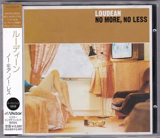 

CD LOUDEAN - No More, No Less VICP60570PROMO Victor 1999 Japan ObiRock Used