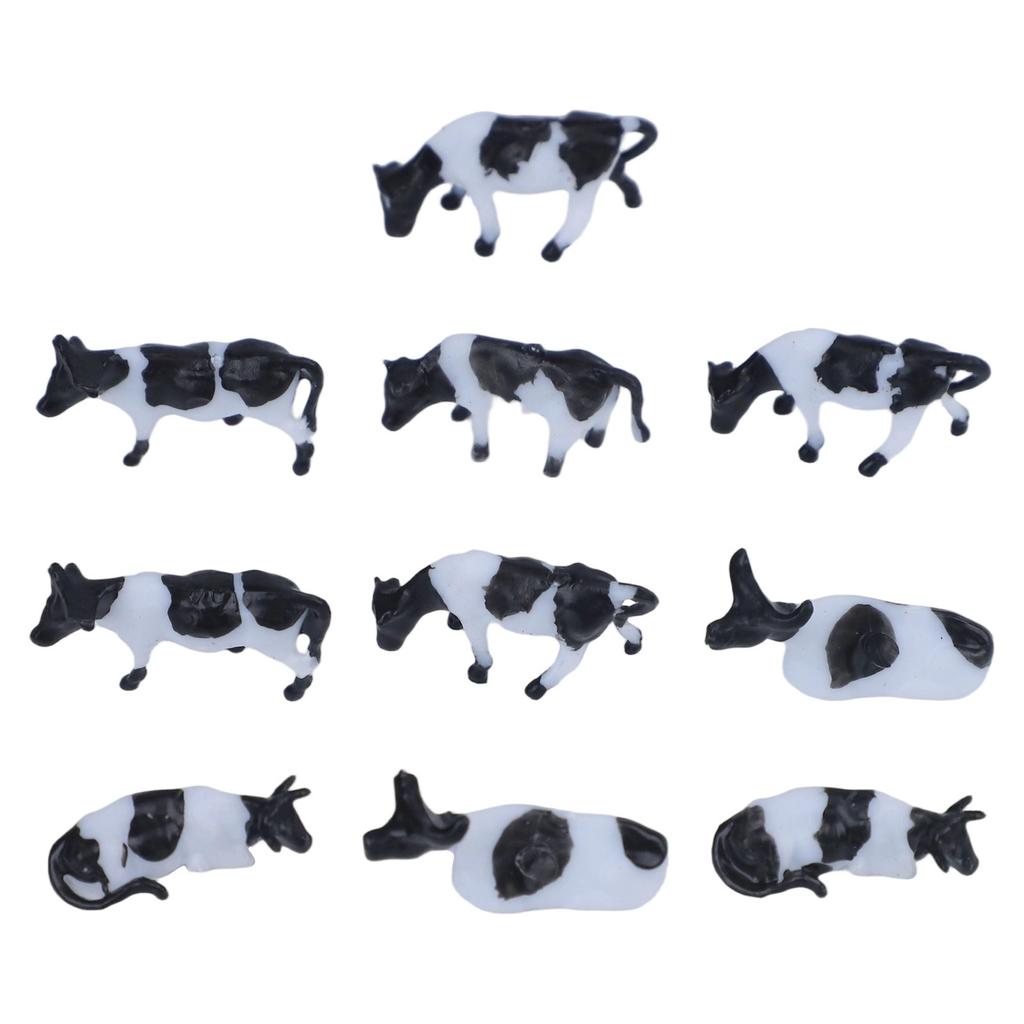 Model Railway Black & White Cow HO/OO Gauge 00 Cows High Quality