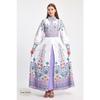 Floral Hijab Dress, Original Style, Cuffed Sleeves