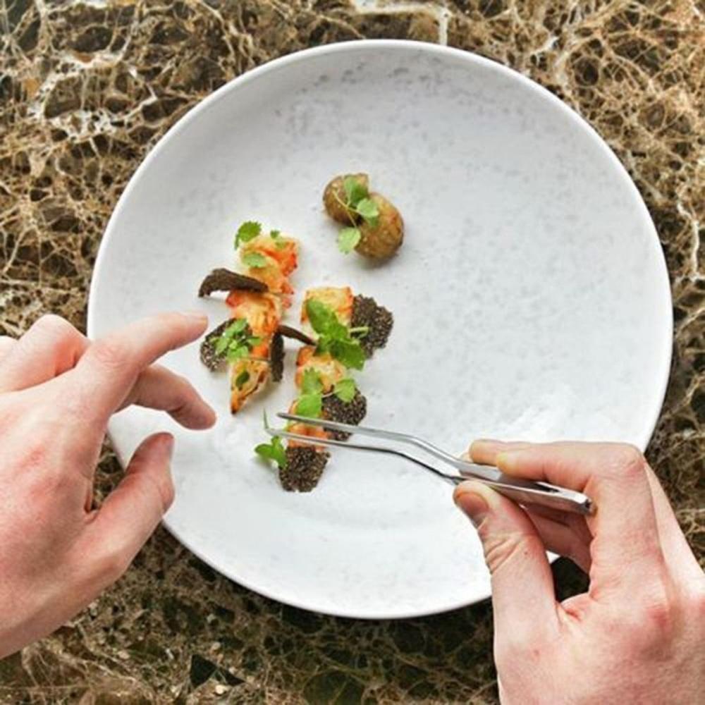 Grill Stainless Steel Serving Presentation Chef BBQ Clip Food Tweezer Barbecue Tongs Pliers