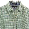 Tommy Hilfiger Check Pattern Long Sleeve Button Down Shirt L Green System Men's Used
