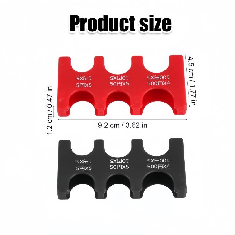 Japanese and Korean Coin Storage Clip, Portable Multi Slot Coin Organizer, Portable Pocket, Coin Classification and Storage Tool