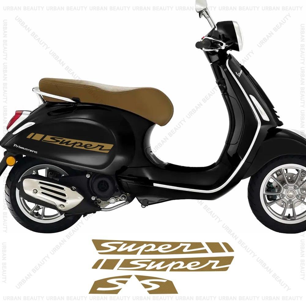 For Vespa GTS 250 GTS 300 GTV 250 GTV 300 GTS250 GTS300 GTV300 GTV300 Scooter Sticker Set Side Body Decals Waterproof