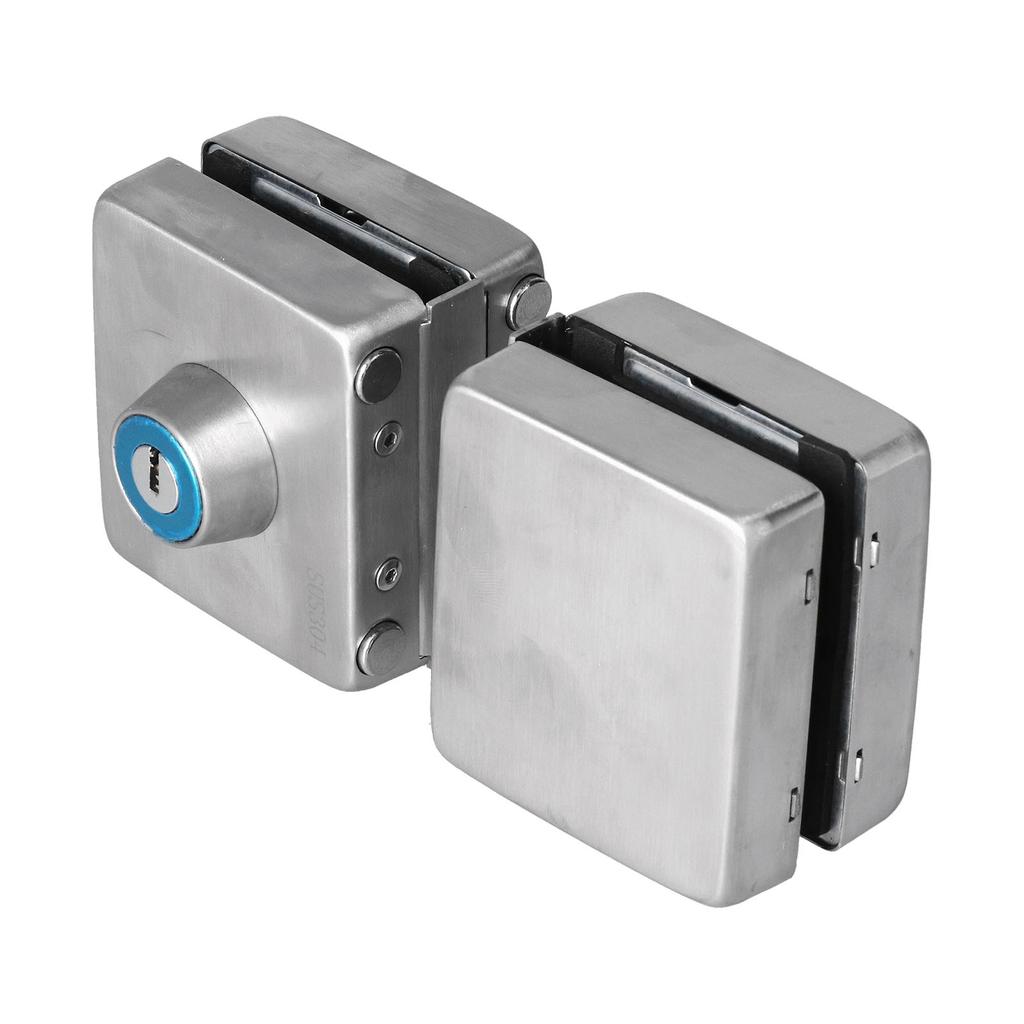 2PCS Push Sliding Gate Lock Split Safety Knob Stain Resistant Stainless Steel Glass Door Lock