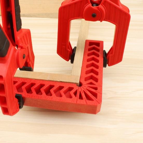 3/4/6 tomme 90-graders rettvinklet klemmeholder L-form Firkantet linjal Treverkverktøy