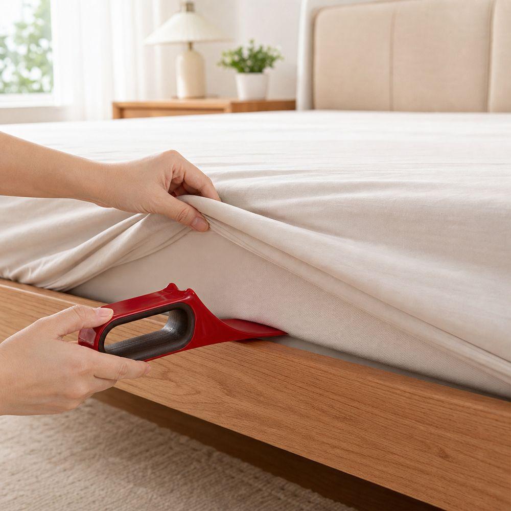 with Hair Removal Bed Sheet Changer 3-IN-1 Sheet Changing Tool Convenient Mattress Lifter  Home Use
