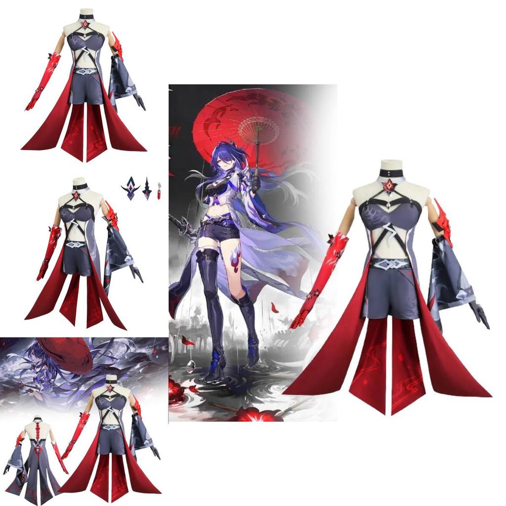 Vibrant Yellow And Red Cosplay Costume For Game Enthusiasts With Wig