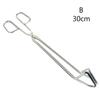 Kitchen Tong Heat Resistant Hollow-Out Barbecue Clip Food Tongs BBQ Accessories Stainless Steel Material for Kitchen BBQ