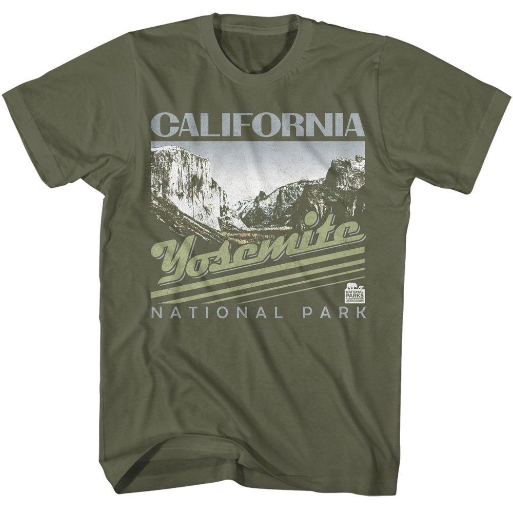 

National Parks California Yosemite Military Green Brands Shirt Unisex T-Shirt XXL