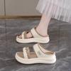 Skirt summer soft sole outer wear pregnant women non-slip slippers new French not tired fairy beach sandals