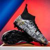 Chaussures de Football Homme Sports Fg/Ag Crampons Longs Adulte Gazon Artificiel Durables Entraînement Chaussures Spécifiques Montantes Chaussures Antidérapantes