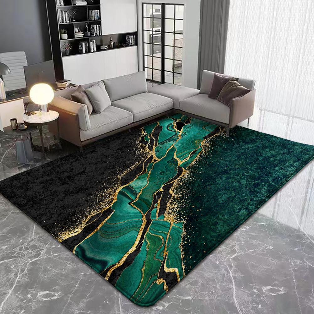 

Ковер с абстрактным мраморным принтом, противоскользящий напольный коврик для дома, кухни, гостиной, спальни, декора, моющийся водонепроницаемый фланелевый ковер 40X60cm-16x24in