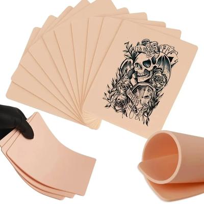 1/3pcs Dual Sides Blank Tattoo Practice Skin Training Fake Skin Drawing Lining Eyebrow Permanent Makeup Tool Tattoo Accessories