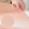 Reusable PVC Placemat Heat Resistant Dining Table Mat Wear-Resistant Stain-Proof Placemat for Home Kitchen Dining Table Protection