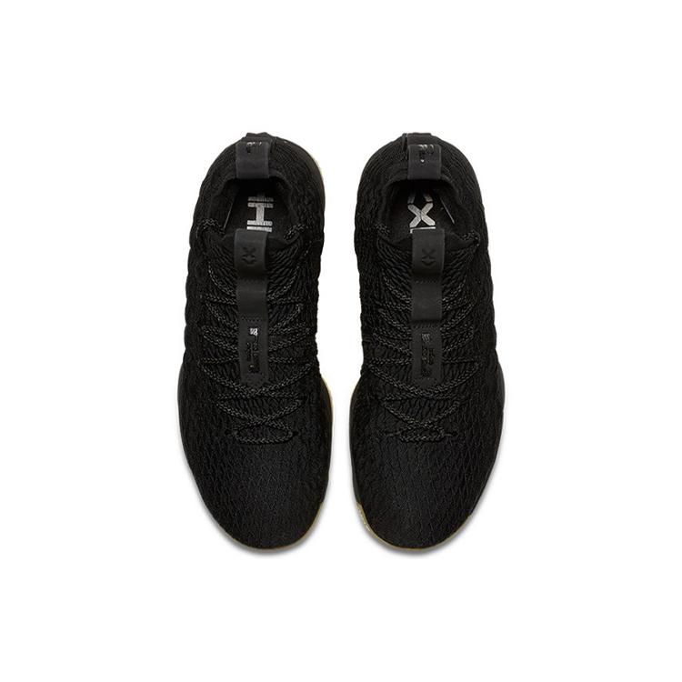 Nike LeBron 15 'Black Gum' (Unisex) Black / Gum Basketball Shoes 897648 001
