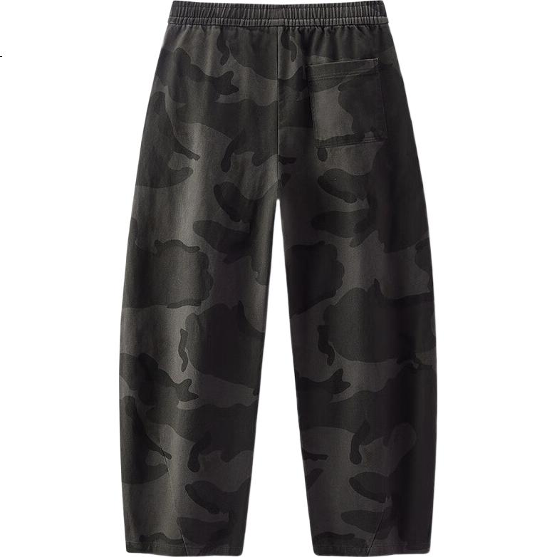 Semir Freizeit Herren Winter Locker Gebogene Hose 2025 Drapierte Pendler Elastische Taille 101725127109 L black