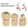 1/2" 3/4“ 1" Thread Quick Connector Nipple Connector Adapter Drip Irrigation Copper Hose Repair Fittings Tap Watering Connector