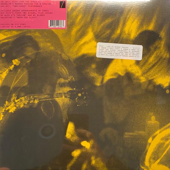 

LP Record DIIV - Live At Murmrr Theatre CT276 Captured Tracks 2023 US Rock