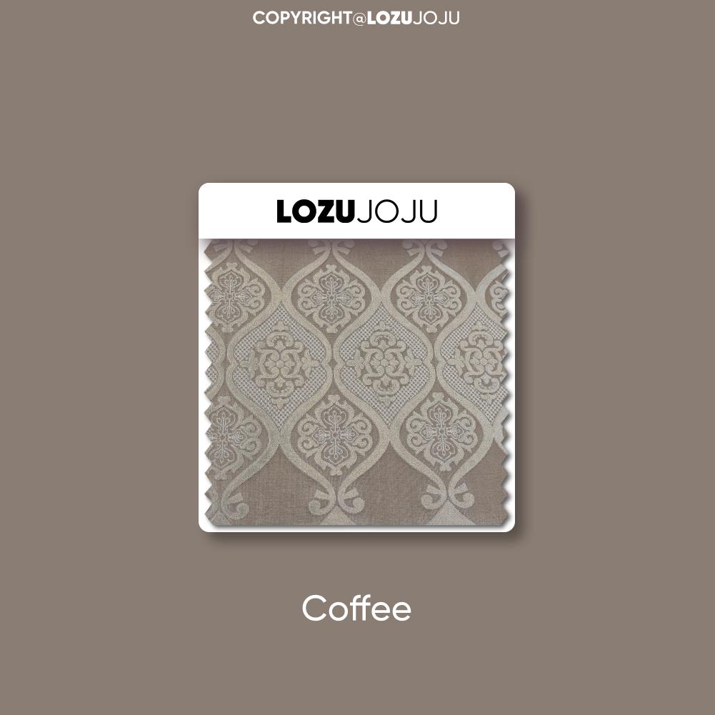 

1 шт. LOZUJOJU 40-70% затемняющие современные роскошные европейские ажурные жаккардовые шторы доступны в нескольких цветах для гостиной спальни домашнего декора W200cm x L260cm кофейный