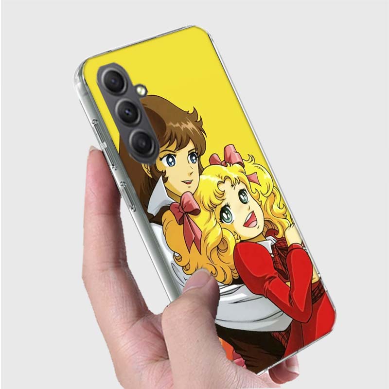 Anime Candy Candy Case For Phone Samsung Galaxy A12 A22 A32 A52 A52S A13 A23 A33 A53 A14 A24 A34 A54 5G A73 A42 A9 A8 A7 A6 Plus
