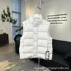Unisex Puffer Vest With Hood 90% White Duck Down Fill Warm Lightweight Outdoor Streetwear Winter