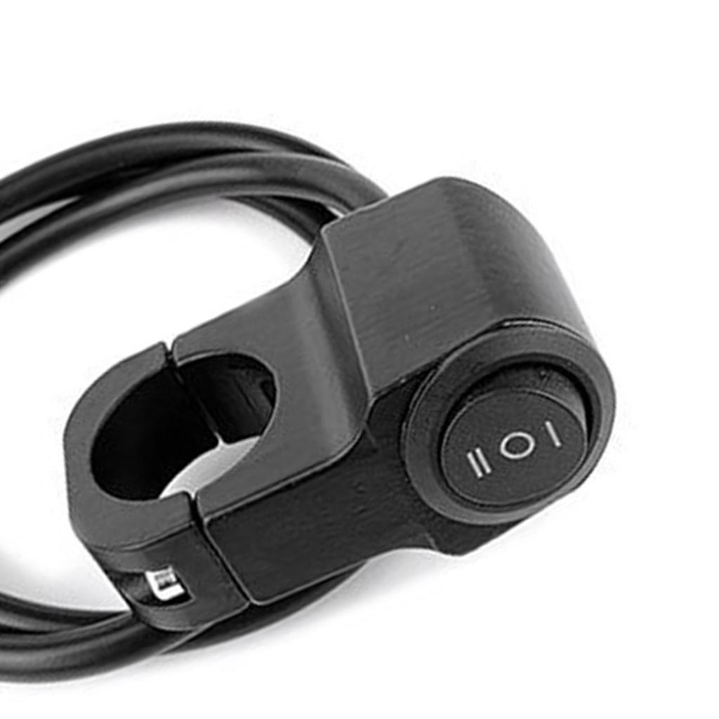 Motorcycle Headlight Switch Aluminum Alloy Motorcycle ON OFF Push Button Handlebar Steering Toggle