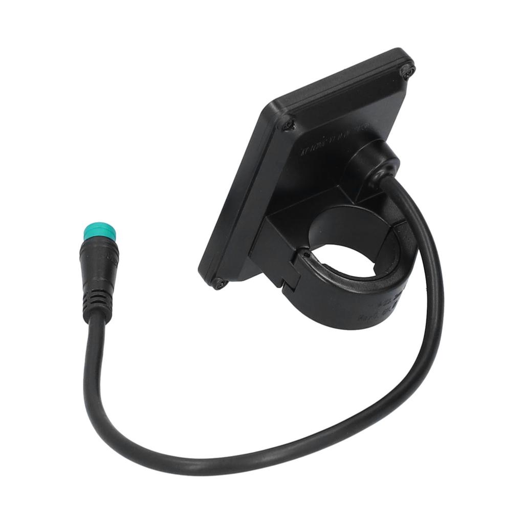 24V/36V/48V LCD7C Farbbildschirm Instrument Elektrofahrrad Batterieanzeige mit wasserdichtem Stecker