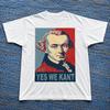 Ja Wir Kant Porträt T-Shirt | Immanuel Kant Parodie, philosophischer Humor