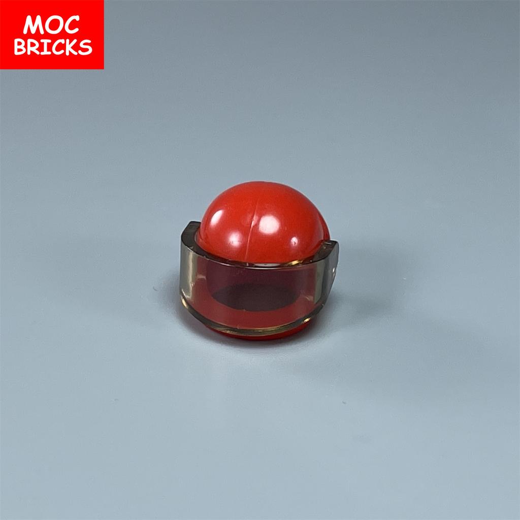 Non-Toxic 4Pcs/Lot Moc Bricks 30006 30124 88415 2446 City Motorcycle Helmet Visors Action Figure Accessory Assembles Particles Toys Gifts