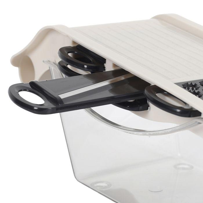 MANDOLINE AVEC RESERVOIR 5 ACCESSOIRES