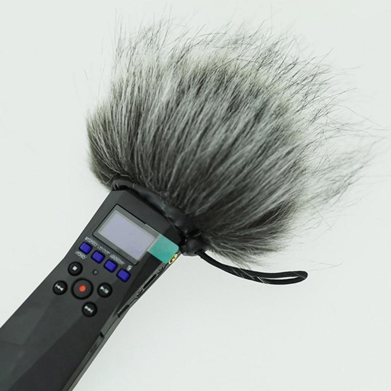 Microphone Furry Windscreen Muff Filter Cover for ZOOM H1 Essential Handheld Portable Recorder Outdoor Videography