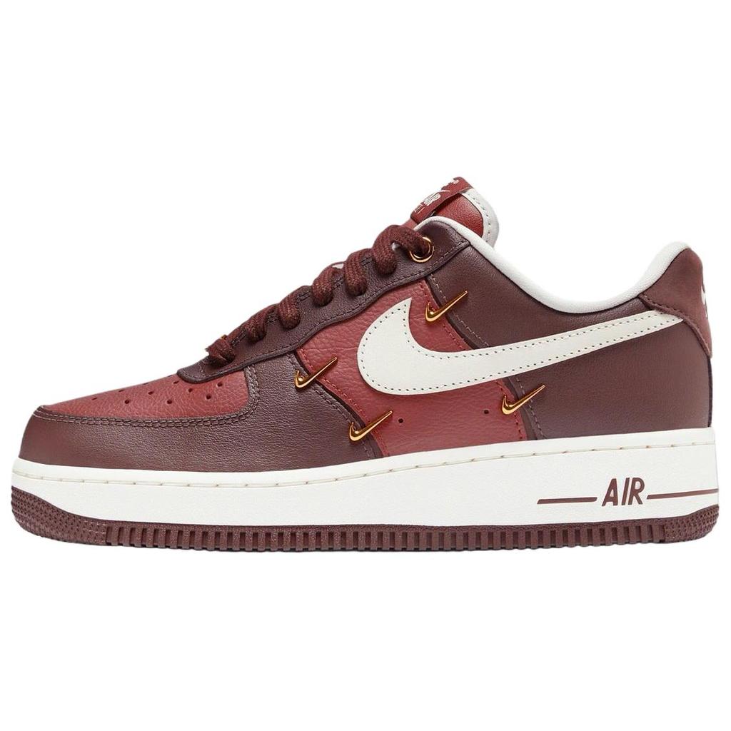 Nike Air Force 1 '07 Low top Skateboard Shoes Women's Red Sneakers IR0485-611