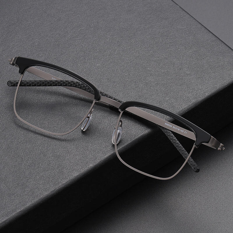 

Geek Chic Rimless Semi-Rimless Horn-Rimmed Glasses Titanium Frame 698006 Single product
