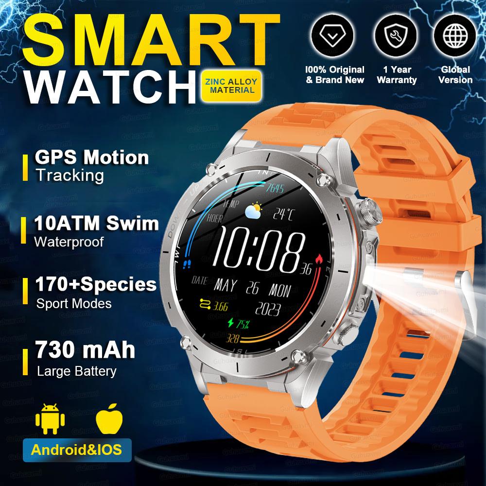 Adventure GPS Ultimate Military Edition SmartWatch AMOLED 10ATM Waterproof 730Mah Bluetooth Call Clock Man Sports Watches