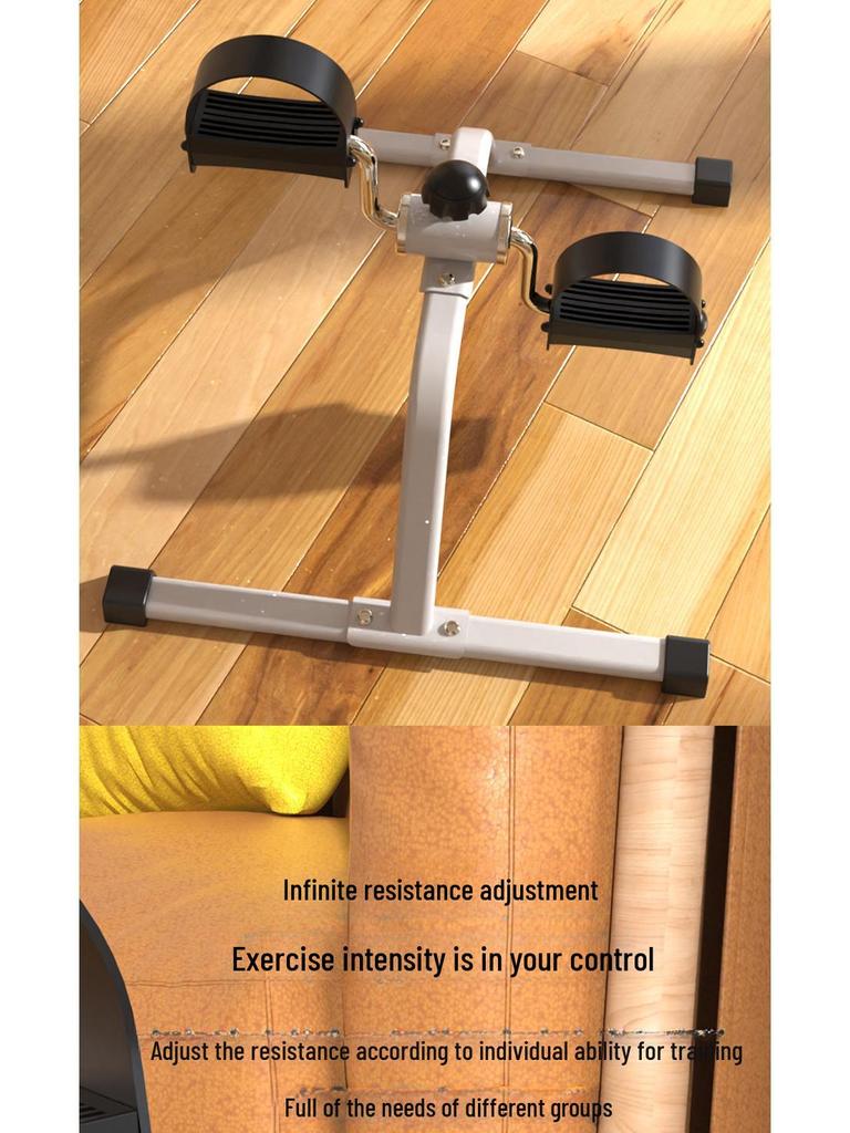 Compact Indoor Fitness Bike: Mini Rehabilitation and Leg Trainer for Seniors