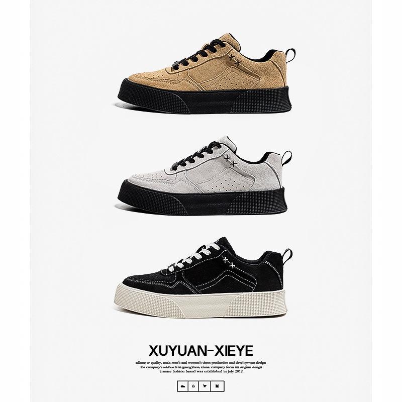 3015 tooling shoes trendy men wear cowhide single product high-end board shoes original patch design casual shoes trend