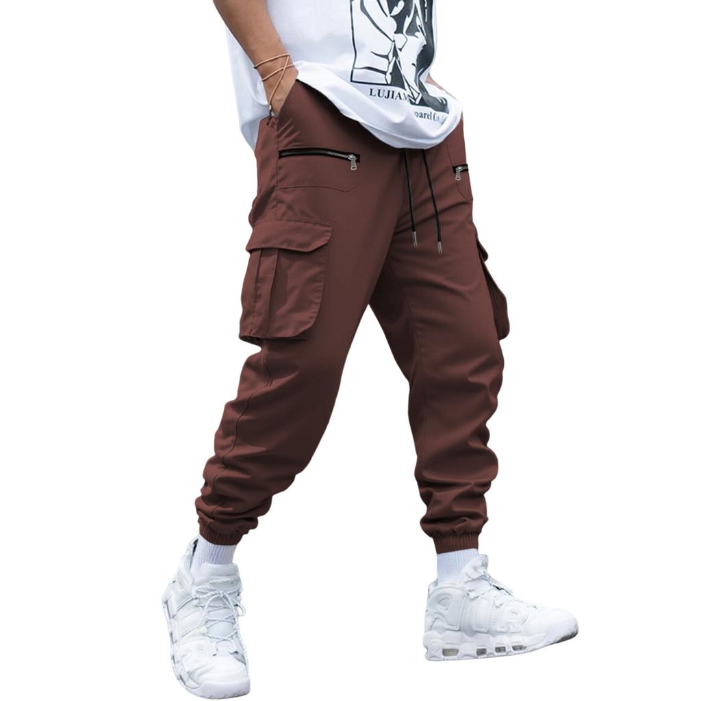 Men's Loose Fit Multi-Pocket Outdoor Casual Cargo Pants