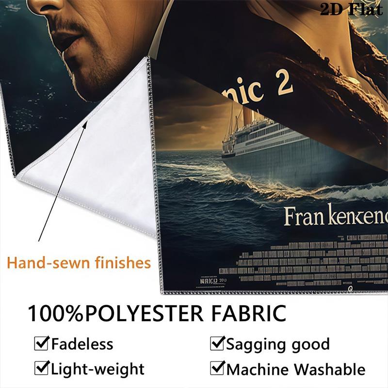 Titanic Movie Poster Tapestry Wallmounted Background Cloth Wall Decoration Wall Covering Decoration Atmospheric Background Cloth