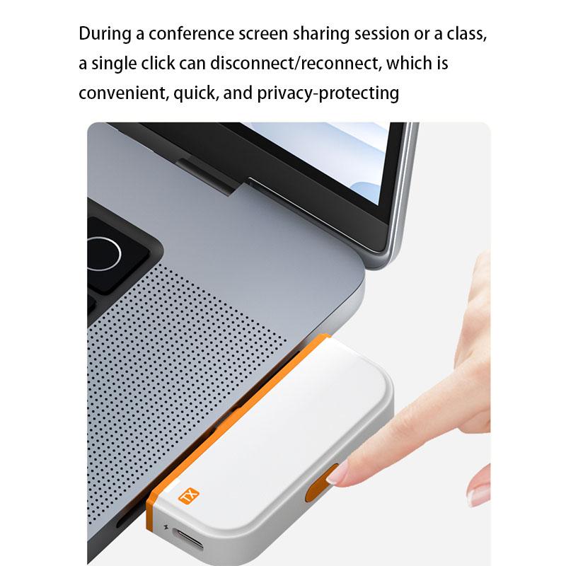 Video Adapter/Converter Wireless HD Transmitter Receiver 50m Extender Receiver HDMI-compatible Video Transmitter Screen Mirroring Screen Sharing