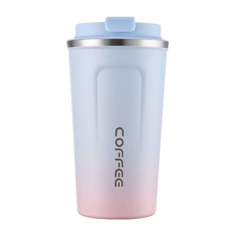 3rd Gen Stainless Steel & Silicone Insulated Coffee Cup - Portable, Stylish Business Gift with Logo Printing