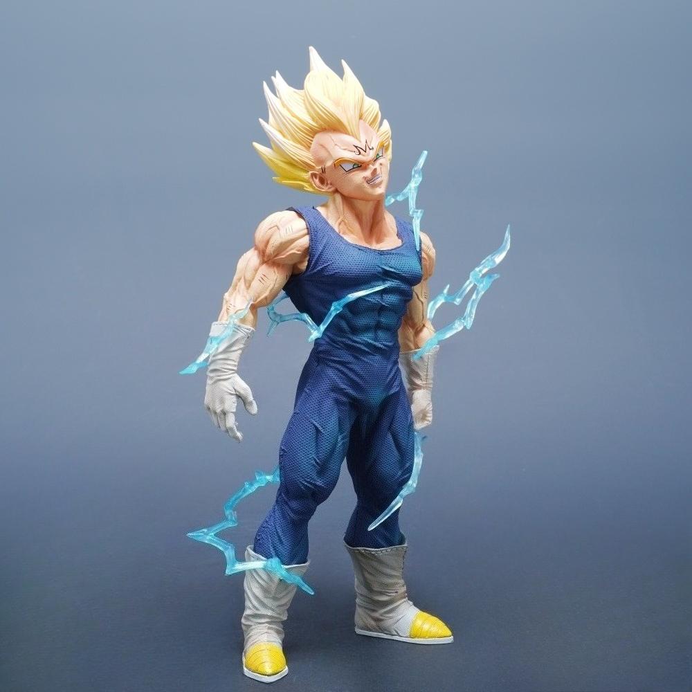 27cm/10.63in Anime Dragon Ball Figure Majin Vegeta Action Figures Pvc Statue Desktop Ornamen Collection Model Toys Gifts Round Sensory Compression