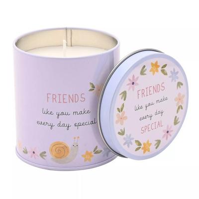 Celebrations Love Life Friends Lemon Tin Scented Candle