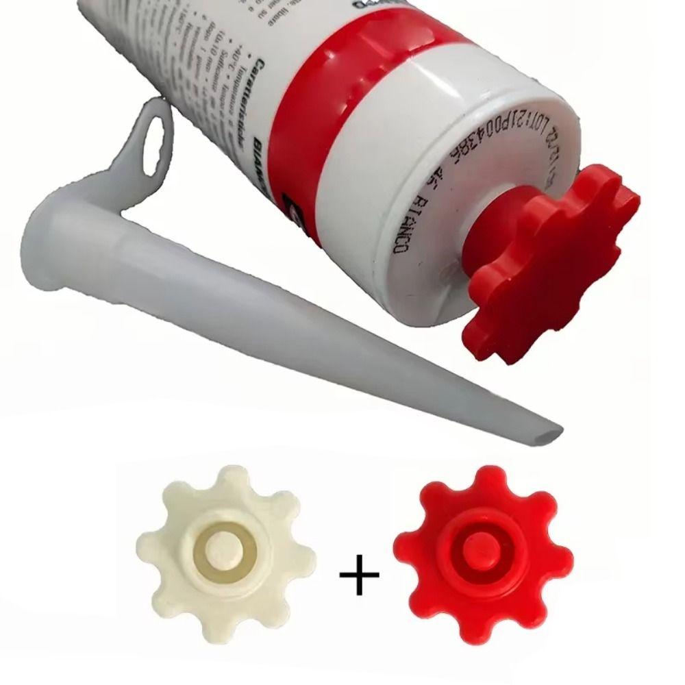 Gear-Style Silicone Tube Cap  Prevents Glue Hardening for Silicone Repair