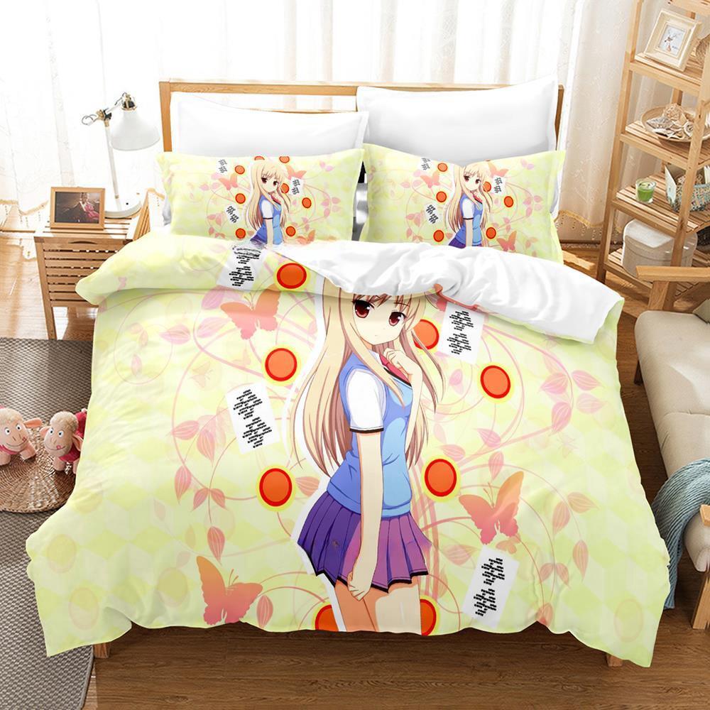 3d Print Anime The Pet Girl of Sakurasou Bedding Set Single Twin Full Queen King Size Bed Set Adult Kid Bedroom Duvet cover Sets