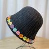 Woman Crochet Floppy Hat Wide Brims Bucket Hat Spring Beach Getaways Sun Hat