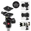 Manfrotto Befree Advanced AS Camera Travel Tripod Kit with Twist Portable and Compact Ball Carbon Fiber DSLR Mirrorless Camera Accessories Lock,