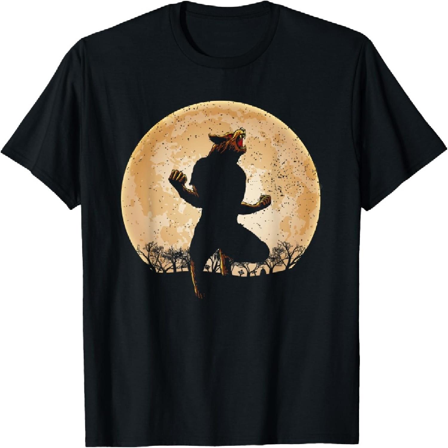 

Werewolf - Boold MoonWolf - Lycan - Wolf Man - Halloween T-Shirt XXXXXL різнокольоровий
