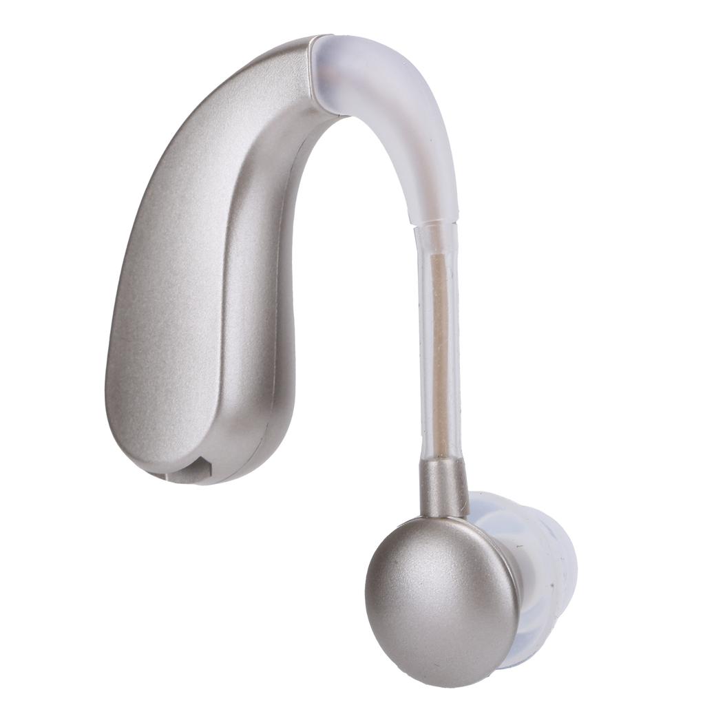20P Rechargeable BehindtheEar Hearing Aid Headset Ear Sound Amplifier Assist ABS(Silver )